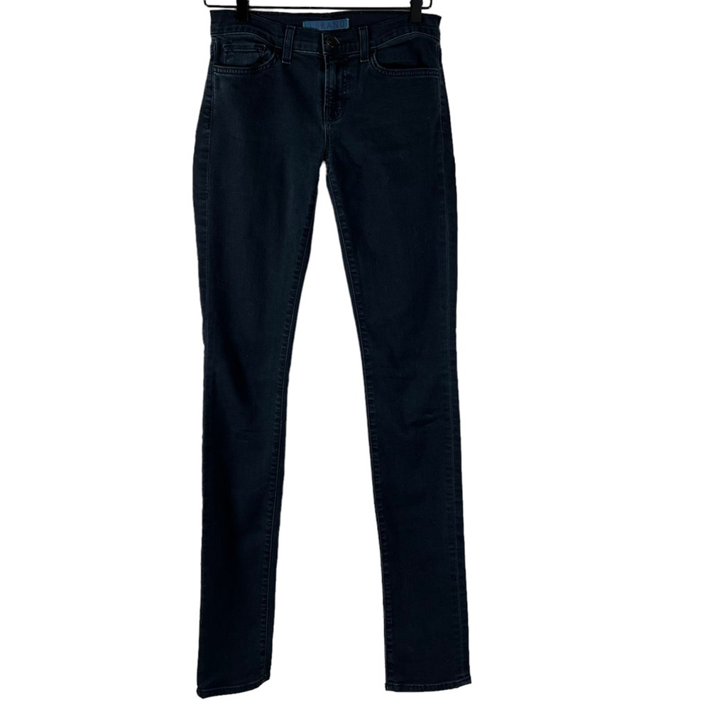 J Brand Womens Pencil Leg Skinny Jeans Blue Stretch Pockets Low Rise Denim 27
